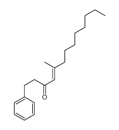 5-methyl-1-phenyltridec-4-en-3-one Structure