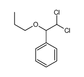 (2,2-dichloro-1-propoxyethyl)benzene结构式