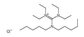 bis(diethylamino)methylidene-dipentylazanium,chloride Structure