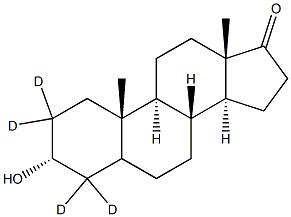 雄甾酮-[D4]结构式
