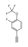 3-氟-4-(三氟甲氧基)苯乙炔结构式