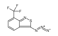2,1-Benzisothiazole, 3-azido-7-(trifluoromethyl) Structure