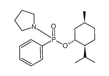 menthyl phenyl(pyrrolidin-1-yl)phosphonate结构式
