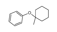 (1-methylcyclohexyl)oxybenzene Structure
