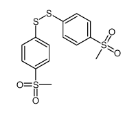 1-methylsulfonyl-4-[(4-methylsulfonylphenyl)disulfanyl]benzene Structure