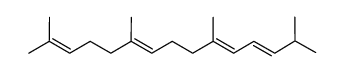 (6E)-2,6,10,14-tetramethylpentadeca-2,6,10,12-tetraene结构式