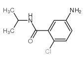 5-氨基-2-氯-N-异丙基苯甲酰胺结构式
