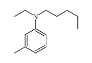 N-ethyl-3-methyl-N-pentylaniline结构式