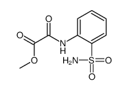 methyl 2-oxo-2-(2-sulfamoylanilino)acetate结构式