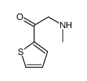 2-(methylamino)-1-thiophen-2-ylethanone结构式