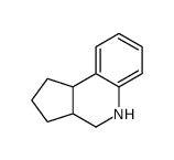 (3aS,9bR)-2,3,3a,4,5,9b-Hexahydro-1H-cyclopenta[c]quinoline结构式