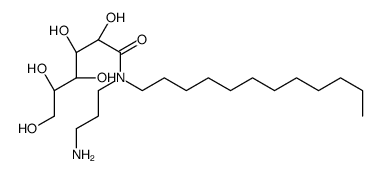 N-(3-aminopropyl)-N-dodecyl-D-gluconamide Structure