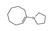 N-(1-CYCLOOCTEN-1-YL)PYRROLIDINE结构式
