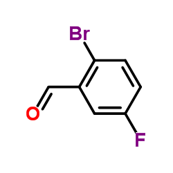 2-Bromo-5-fluorobenzaldehyde structure