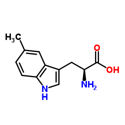 5-甲基-DL-色氨酸结构式