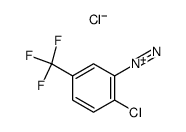 2-chloro-5-(trifluoromethyl)benzenediazonium chloride Structure