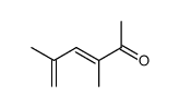 3,5-dimethyl-hexa-3,5-dien-2-one Structure