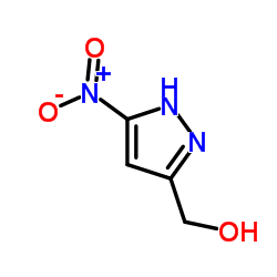 (5-硝基-1H-吡唑-3-基)甲醇结构式