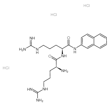 H-Arg-Arg-βNA·3 HCl结构式