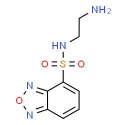 N-(2-Aminoethyl)-2,1,3-benzoxadiazole-4-sulfonamide结构式