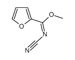 methyl N-cyanofuran-2-carboximidate Structure