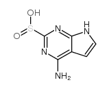 4-氨基-7H-吡咯并[2,3-d]嘧啶-2-磺酸结构式