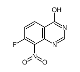7-fluoro-8-nitroquinazolin-4-ol Structure