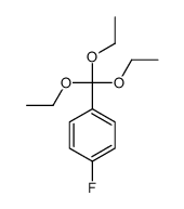 1-氟-4-三乙氧甲基苯结构式
