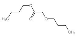 Aceticacid, 2-butoxy-, butyl ester Structure