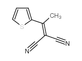 2-[1-(2-噻吩)亚乙基]丙二腈结构式