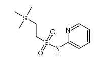 2-(trimethylsilanyl)ethanesulfonic acid (pyridin-2-yl)amide Structure