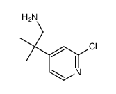 2-(2-chloropyridin-4-yl)-2-methylpropan-1-amine结构式