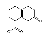 7-Keto-1,2,3,4,5,6,7,8-octahydro-naphthalin-1-carbonsaeure-methylester Structure