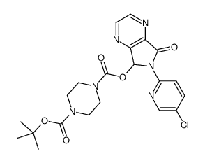 N-Boc-N-desmethyl Zopiclone Structure
