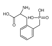 (2S)-2-amino-3-[2-(phosphonomethyl)phenyl]propanoic acid结构式