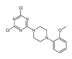 2,4-dichloro-6-[4-(2-methoxyphenyl)piperazin-1-yl]-1,3,5-triazine Structure