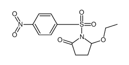5-ethoxy-1-(4-nitrophenyl)sulfonyl-pyrrolidin-2-one结构式