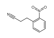 3-(2-nitrophenyl)propionitrile结构式