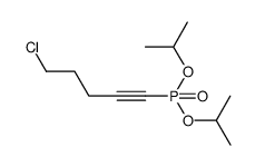 diisopropyl (5-chloropent-1-yn-1-yl)phosphonate Structure