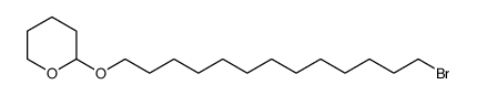2-(13-bromotridecoxy)oxane结构式
