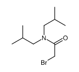 2-bromo-N,N-bis(2-methylpropyl)acetamide Structure