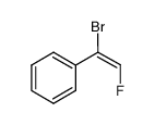 (E)-(1-bromo-2-fluorovinyl)benzene结构式