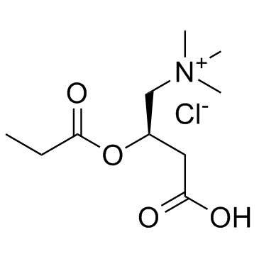 丙酰基-L-肉碱盐酸盐结构式