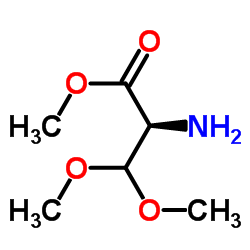 丝氨酸,3-甲氧基-O-甲基-甲酯(9CI)结构式