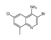 4-Amino-3-bromo-6-chloro-8-methylquinoline Structure