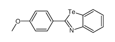 2-(4-methoxyphenyl)-1,3-benzotellurazole结构式