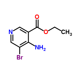 4-氨基-5-溴烟酸乙酯结构式