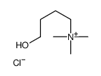 4-hydroxybutyl(trimethyl)azanium,chloride Structure
