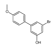 3-bromo-5-(4-methoxyphenyl)phenol Structure