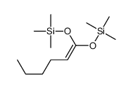 trimethyl(1-trimethylsilyloxyhex-1-enoxy)silane结构式